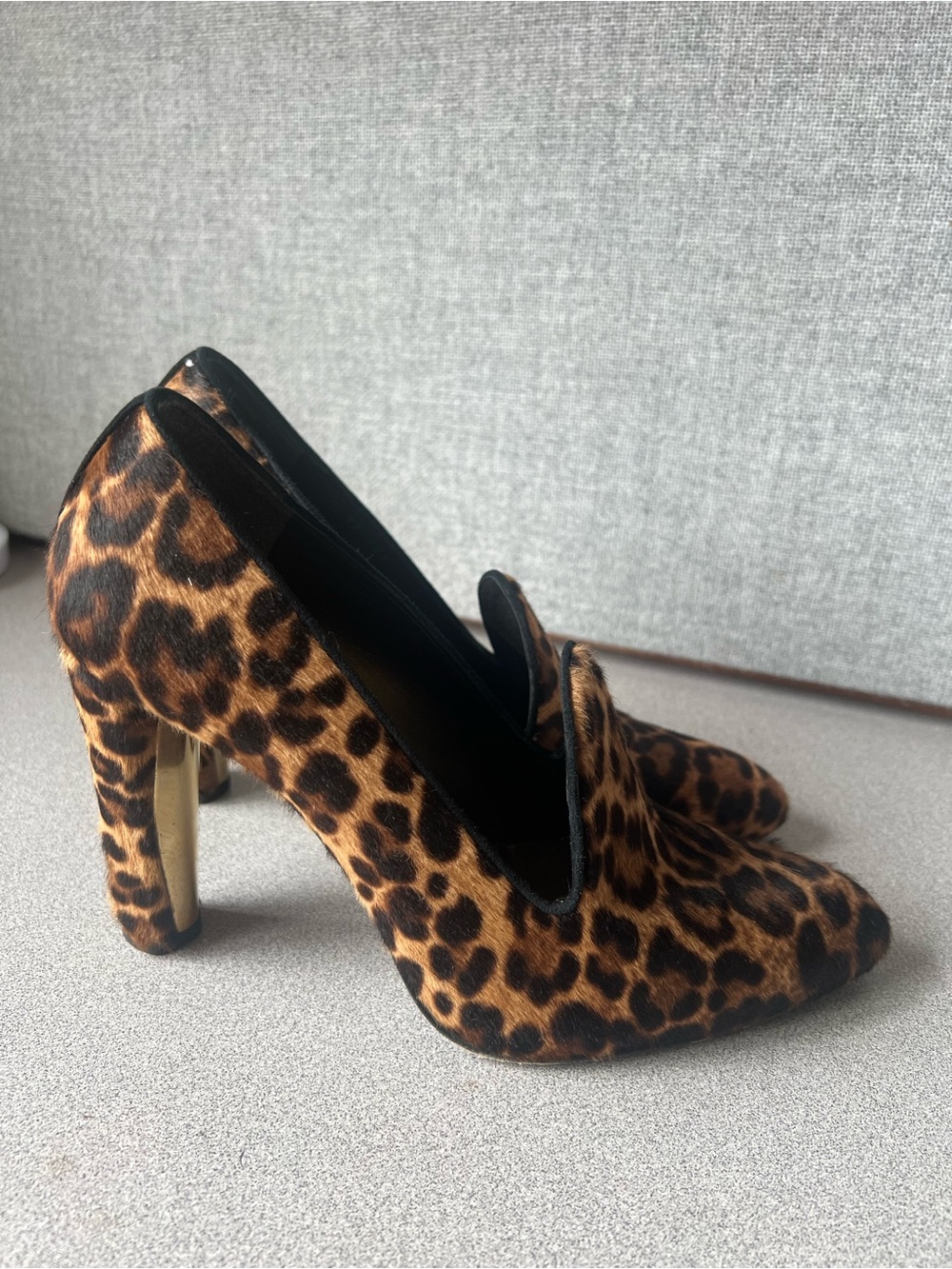 Stuart Weitzman Leopard Print High Heel Pumps